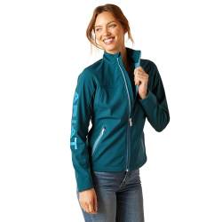 ARIAT Damen WMS New Team Softshell JKT RFLCT Pond Mantel, Reflektierender Teich, XX-Large von ARIAT