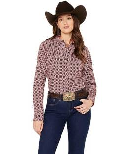 ARIAT Damen WMS Wr Kirby Ls Shrt Raleigh Geo Hemd, XX-Large von ARIAT