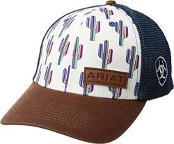 ARIAT Damen Women's Serape Cactus Mesh Snap Cap Kappe, weiß/blau, Einheitsgröße von ARIAT