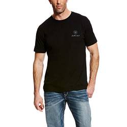 ARIAT Herren Corporate Tee T-Shirt, schwarz, Mittel von ARIAT