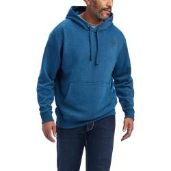 ARIAT Herren Kapuzen-Sweatshirt Pullover, Logo Poseidon Heather, X-Large von ARIAT