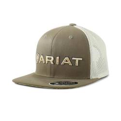 ARIAT Herren Logo Shield Baseball Cap - Western Mesh Hat, Dunkelgr n, Einheitsgr e von ARIAT