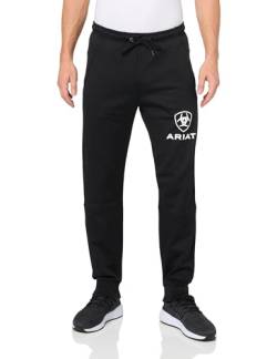 ARIAT Herren Logo Tek Fleece Jogger Sweatpants Jeans, schwarz, Klein von ARIAT