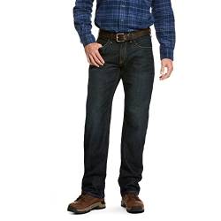ARIAT Herren Rebar M5 Edge Slim Fit Durastretch Straight Leg Jeans-Arbeitsjeans, Kobalt, 38W / 30L von ARIAT