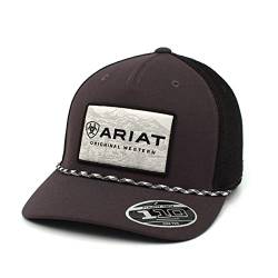 ARIAT Herren Schwarz Snapback Flexfit 110 Logo Patch Cap, schwarz, Einheitsgröße von ARIAT