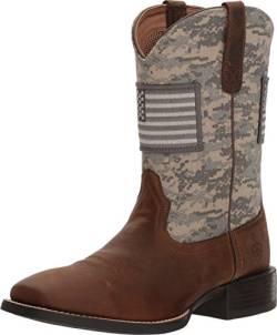 ARIAT Herren Sport Patriot Westernstiefel, Used-Look-Camouflage-Muster, 39.5 EU von ARIAT