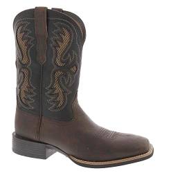 ARIAT Herren Tally and Ink Sport Frisco Venttek Leder Performance Westernstiefel 10040430, Tally Tally Tan/Black Ink, 43 EU von ARIAT