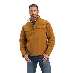 ARIAT Herren Vernon Sherpa Jacke Mantel, Bronzebraun, Medium von ARIAT