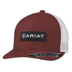 ARIAT Men's Cap with Logo Patch, Red von ARIAT