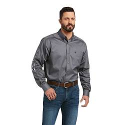 ARIAT Herren Big and Tall Team Logo Langarm Twill-Shirt, Leiser Lampenschirm, Mittel von ARIAT