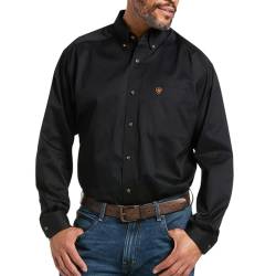 Ariat Mens Solid Twill Shirt XXXLR Black von ARIAT