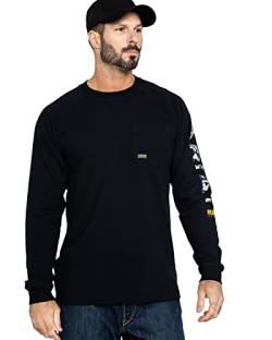 Rebar Cotton Strong Graphic T-Shirt, schwarz, XX-Large Hoch von ARIAT
