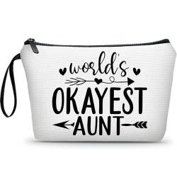 ARIOSEY Tantengeschenke, Tantengeschenke vom Neffen, tolle Tantengeschenke, Reise-Kosmetiktasche, Geschenke für Tante von Nichte, Tante, Titi-Make-up-Taschen, Lieblings-Tantengeschenke, von ARIOSEY