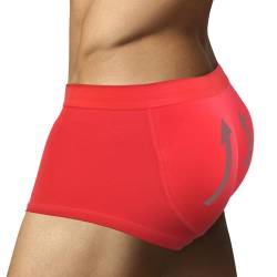 ARIUS Boxer-Unterhose mit Füllung in der hinteren - erweitert das Volumen und die Größe vom Gesäß - Men’s Padded Buttocks - Men's Shapewear - Push UP Herren (L) von ARIUS