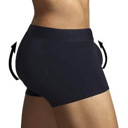 ARIUS Boxershort Unterhose, vorne und hinten gefüllt, um die Größe des Gesäßes zu erhöhen, Volumen hinzuzufügen und die männlichen Attribute hervorzuheben – Men‘s Shapewear (XL) von ARIUS