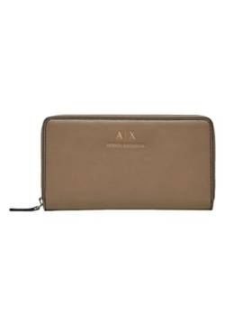 ARMANI EXCHANGE Geldbörse mit Reißverschluss Key Push Pillow 948068CC749, hellbraun, Taglia Unica, Mit Reißverschluss von ARMANI EXCHANGE