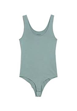 ARMEDANGELS AASAMA - Damen S Eucalyptus Green Unterwäsche Bodysuit Rundhalsausschnitt Fitted von ARMEDANGELS