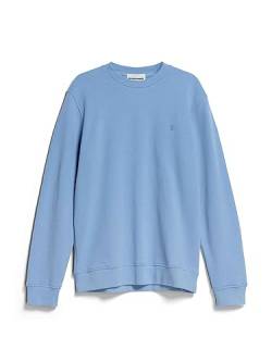 ARMEDANGELS BAARO Comfort - Herren L Iceberg Blue Sweatshirts, Sweat Shirts Rundhalsausschnitt Regular Fit von ARMEDANGELS