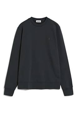 ARMEDANGELS BAARO Comfort - Herren XL Graphite Sweatshirts, Sweat Shirts Rundhalsausschnitt Regular Fit von ARMEDANGELS