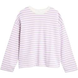 ARMEDANGELS Damen Frankaa Maarlen Stripe Pullover, Lavender Light-undyed, S von ARMEDANGELS