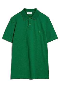 ARMEDANGELS FIBRAAS - Herren S Flash Green Shirts Polo Rundhalsausschnitt Regular Fit von ARMEDANGELS