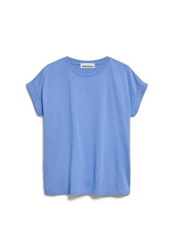 ARMEDANGELS IDAARA - Damen M Blue Bloom Shirts T-Shirt Rundhalsausschnitt Loose Fit von ARMEDANGELS