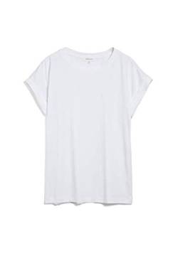 ARMEDANGELS IDAARA - Damen M White Shirts T-Shirt Rundhalsausschnitt Loose Fit von ARMEDANGELS