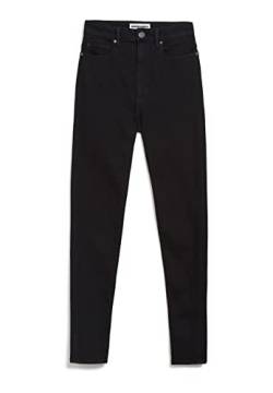 ARMEDANGELS INGAA X Stretch - Damen Skinny Fit High Waist aus Bio-Baumwoll Mix 25/28 Black Night Denims / 5 Pockets Skinny Skinny Fit von ARMEDANGELS