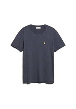 ARMEDANGELS JAAMES Classic - Herren M Used Navy Shirts T-Shirt Rundhalsausschnitt Regular Fit von ARMEDANGELS