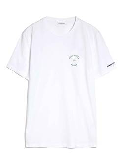 ARMEDANGELS JAAMES Human - Herren M White Shirts T-Shirt Rundhalsausschnitt Regular Fit von ARMEDANGELS