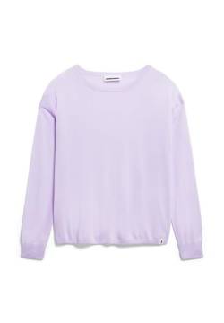 ARMEDANGELS LAARNI - Damen S Lavender Light Strick Pullover Rundhalsausschnitt Loose Fit von ARMEDANGELS