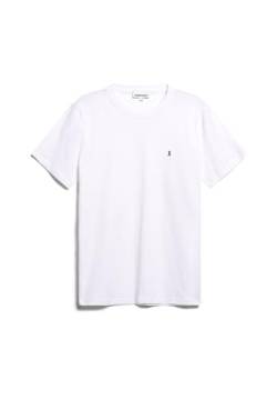 ARMEDANGELS LAARON - Herren S White Shirts T-Shirt Rundhalsausschnitt Relaxed Fit von ARMEDANGELS