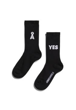 ARMEDANGELS SAAMUS MAAYBE - Damen 39-42 Black Accessoires Socken Regular Fit von ARMEDANGELS