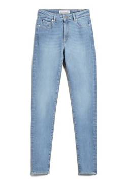 ARMEDANGELS TILLAA X Stretch - Damen Skinny Fit Mid Waist aus Bio-Baumwoll Mix 25/28 Sky Blue Denims / 5 Pockets Skinny Skinny Fit von ARMEDANGELS