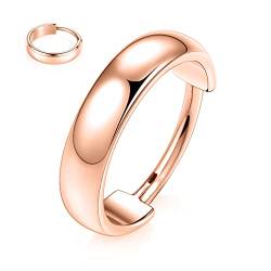 AROWRO Huggie-Ohrringe aus chirurgischem Stahl 316L Kleine Creolen Conch Knorpel Lobe Ohrringe Conch Lobe Ring Conch Lobe Piercing Schmuck 18G 12mm Roségold von AROWRO