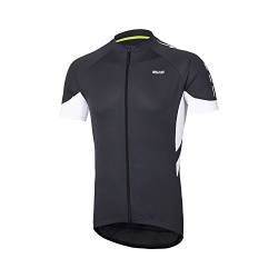 ARSUXEO Herren kurzen Ärmeln Radtrikot Fahrrad MTB Bike Shirt 636 Dunkelgrau L von ARSUXEO