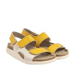 ART Unisex 1388 Biarritz Sandale, Nappa Yellow Cream, 36 EU von ART