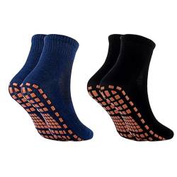 ARTGHJL Yoga Socken, Anti-Rutsch-Socken, Rutschfeste Socken, Rutschfeste Socken Sport für Yoga, Damen Pilates, Barre, Tanz, Ballett, Kampfsport, Trampolin, Fitness, für Damen und Herren, 2 Paar von ARTGHJL