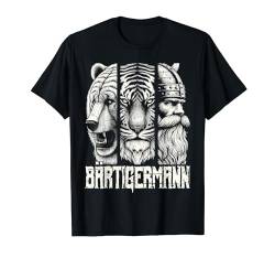 BÄRTIGERMANN Alles In Einem Wikinger Spruch Lustig Bär Tiger T-Shirt von ARTIPALATI Geschenke