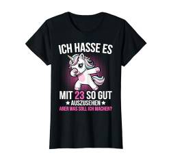 23. Geburtstag Frau 23 Jahre Einhorn Schwester Freundin T-Shirt von ARTIPALATI