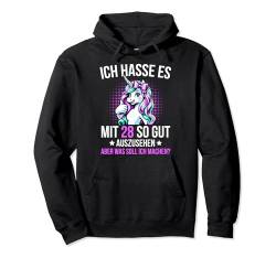 28. Geburtstag Frau 28 Jahre Einhorn Schwester Mutter Pullover Hoodie von ARTIPALATI