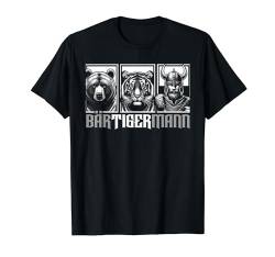 BÄRTIGERMANN Wikinger Bart Vollbart Bär Tiger Mann T-Shirt von ARTIPALATI