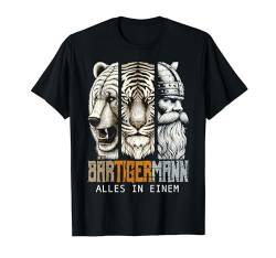BÄRTIGERMANN Wikinger Bart Vollbart Bär Tiger Mann T-Shirt von ARTIPALATI