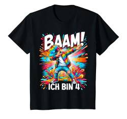 Kinder 4. Geburtstag 4 Jahre Junge Vier Ich bin 4 Enkel Patenkind T-Shirt von ARTIPALATI