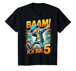 Kinder 5. Geburtstag 5 Jahre Junge Fünf Ich bin 5 Enkel Patenkind T-Shirt von ARTIPALATI