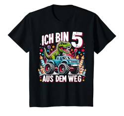 Kinder Ich bin 5 5. Geburtstag Junge Fünf Jahre Jungs T-Shirt von ARTIPALATI