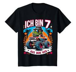 Kinder Ich bin 7 7. Geburtstag Junge Sieben Jahre Jungs T-Shirt von ARTIPALATI