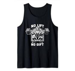 No Lift No Gift Weihnachten Gym Muskeln Bodybuilding Studio Tank Top von ARTIPALATI