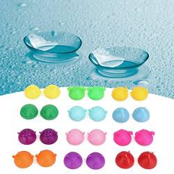ARTSIM 12 Stück tragbare, entzückende Tierform-Kontaktlinsenbehälter, Behälter, Reise-Aufbewahrungsbox for Augenkontaktlinsen von ARTSIM