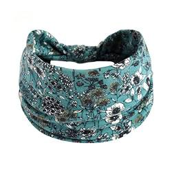 Elastisches Übungshaar geknotetes Stirnband Rutschfestes breites elastisches Stirnband Hijab Stirnband Damen Km Stirnband (Color : D, Size : One Size) von ARTSIM